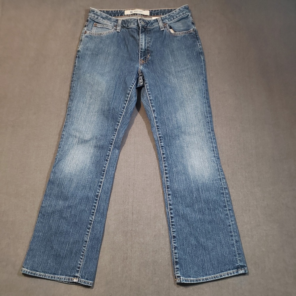 GAP Bootcut Jeans Womens 8 Ankle Blue Stretch Denim Medium Wash‎ Vintage 2003